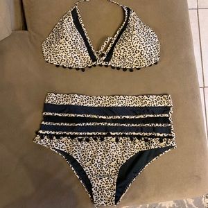 Cheetah print bikini